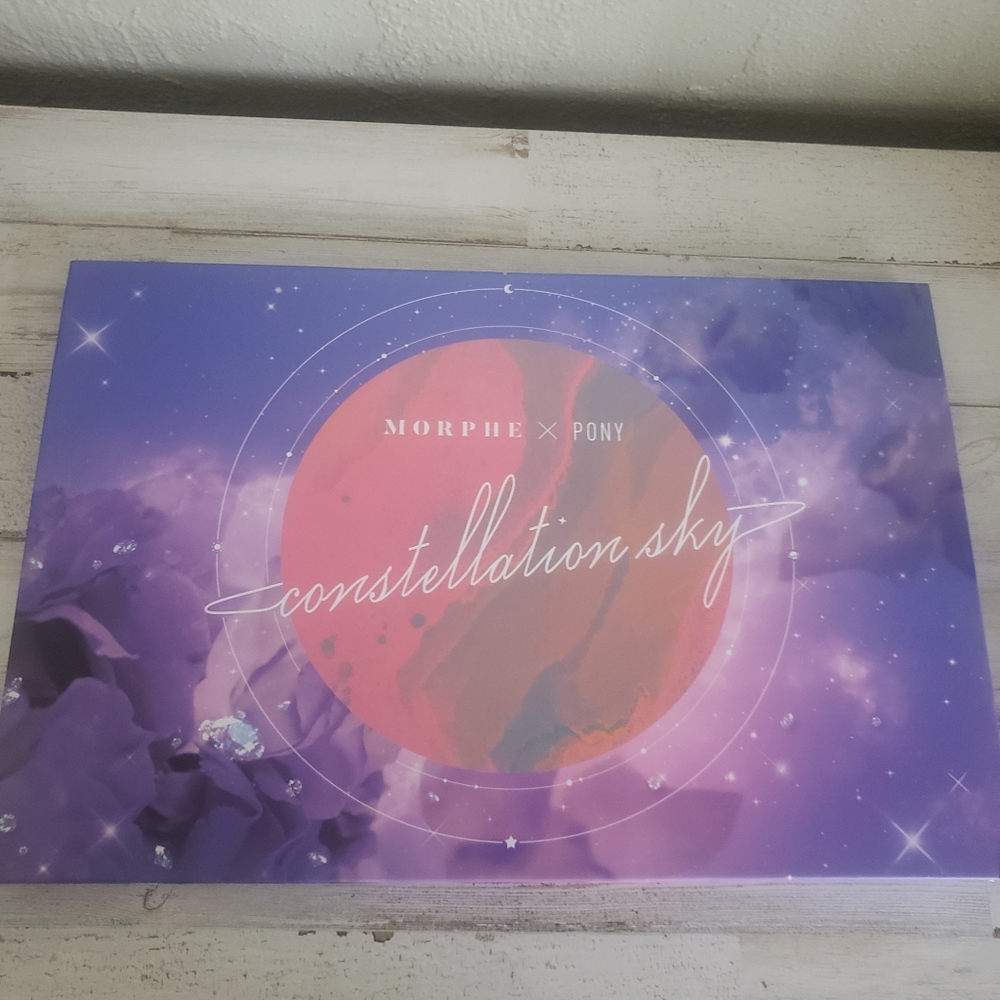 Morphe x pony palette constellation sky eyeshadow & lip gelee trio